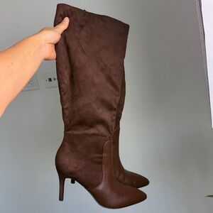 Dark brown Knee-High Women's Boots